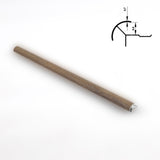 6.3mm Aluminum Outside Corner Trim for Wood Veneer Wall Panels – Matching Color