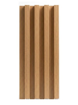 Maple Slate WPC fluted 3D wall panels modern interior wall design