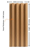 WPC fluted wall panels in maple slate finish for contemporary décor