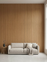 Wood plastic composite panel surface in maple slate finish