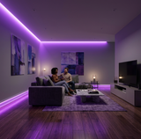 Modern LED Baseboards molding with led and transformer and remote 