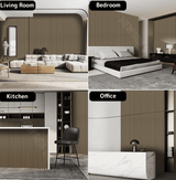 Wood Slat Acoustic Panels – Oak | 94.5” x 50.4” | 4 Pieces Covers 33 Sq. Wall Panel Market