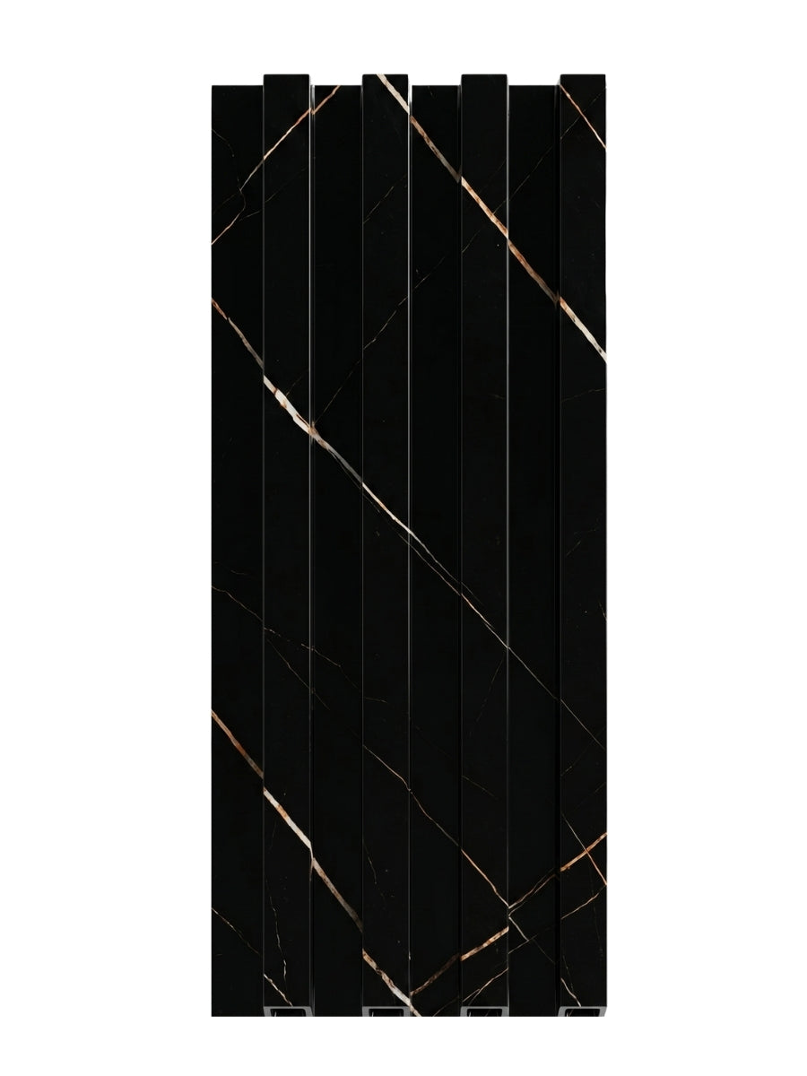 Noir Royale WPC Fluted 3D Wall Panels for Modern Luxury Interiors