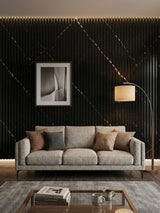 Premium WPC Fluted Panels for TV Background Wall Design