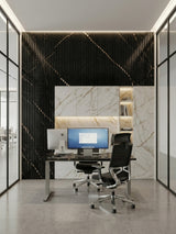 Noir Royale WPC Wall Panels for Modern Meeting Room Interiors