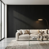 Blackwood Veneer Commercial Wall Panels | 108" x 48" | Waterproof & Bendable Design