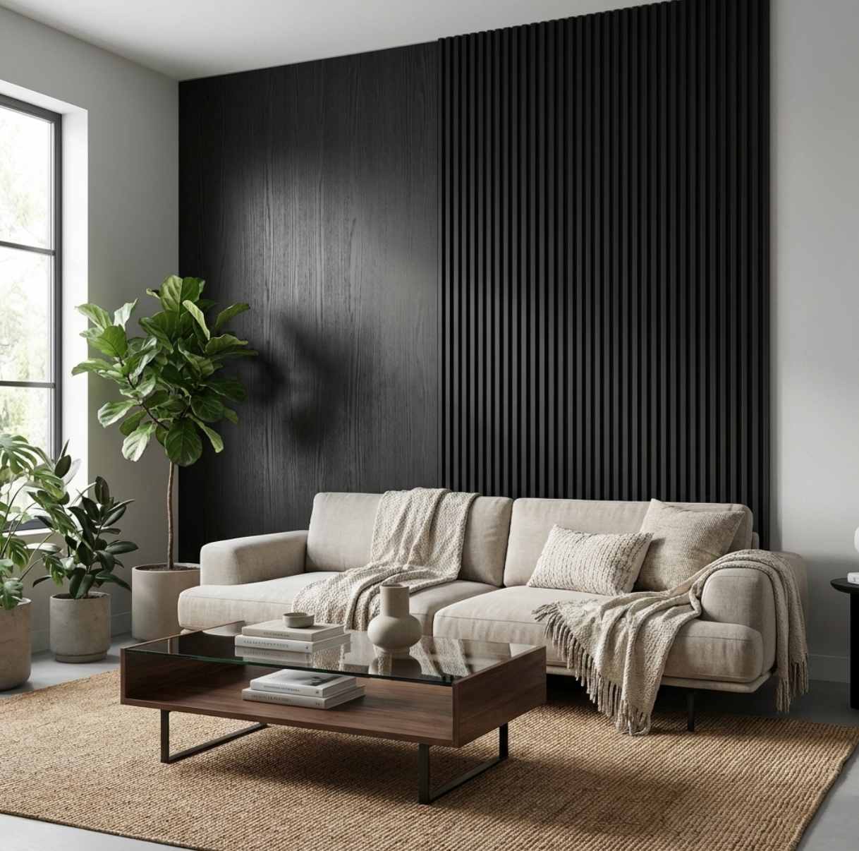 Blackwood Veneer Commercial Wall Panels | 108" x 48" | Waterproof & Bendable Design