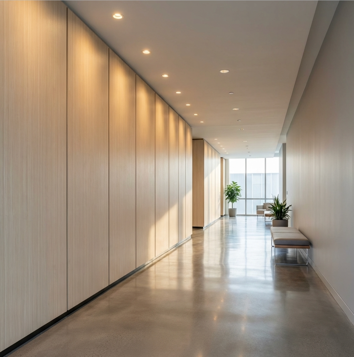 Nordic Birch Wood Veneer Panel – 9x4 ft, 8 mm, Fireproof, Waterproof & Scratch-Resistant