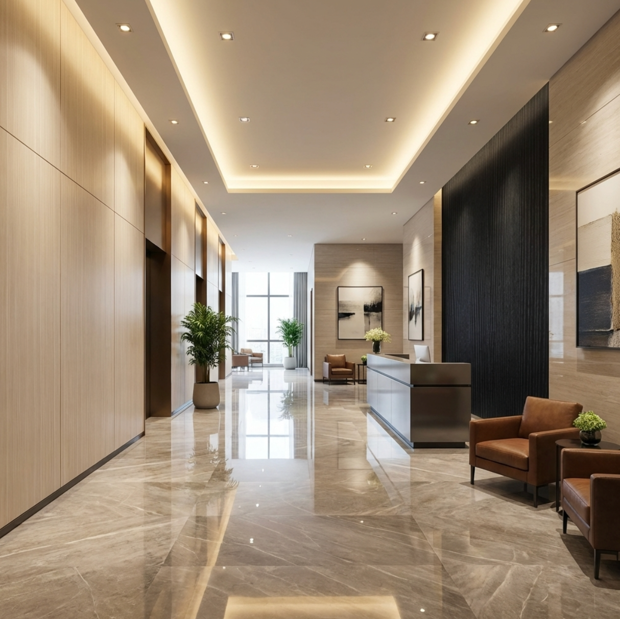Nordic Birch Wood Veneer Panel – 9x4 ft, 8 mm, Fireproof, Waterproof & Scratch-Resistant