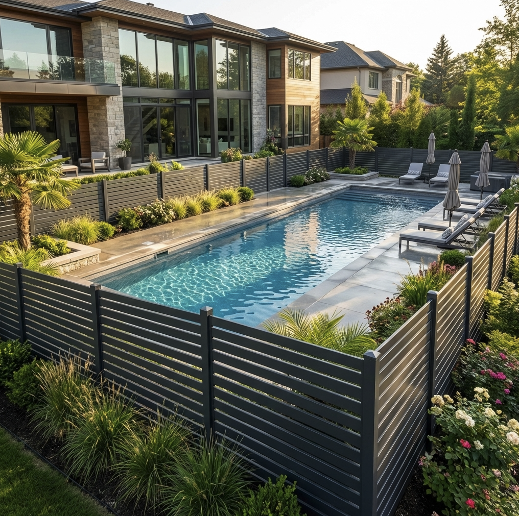 Wholesale Black Aluminum Privacy Fence Panels