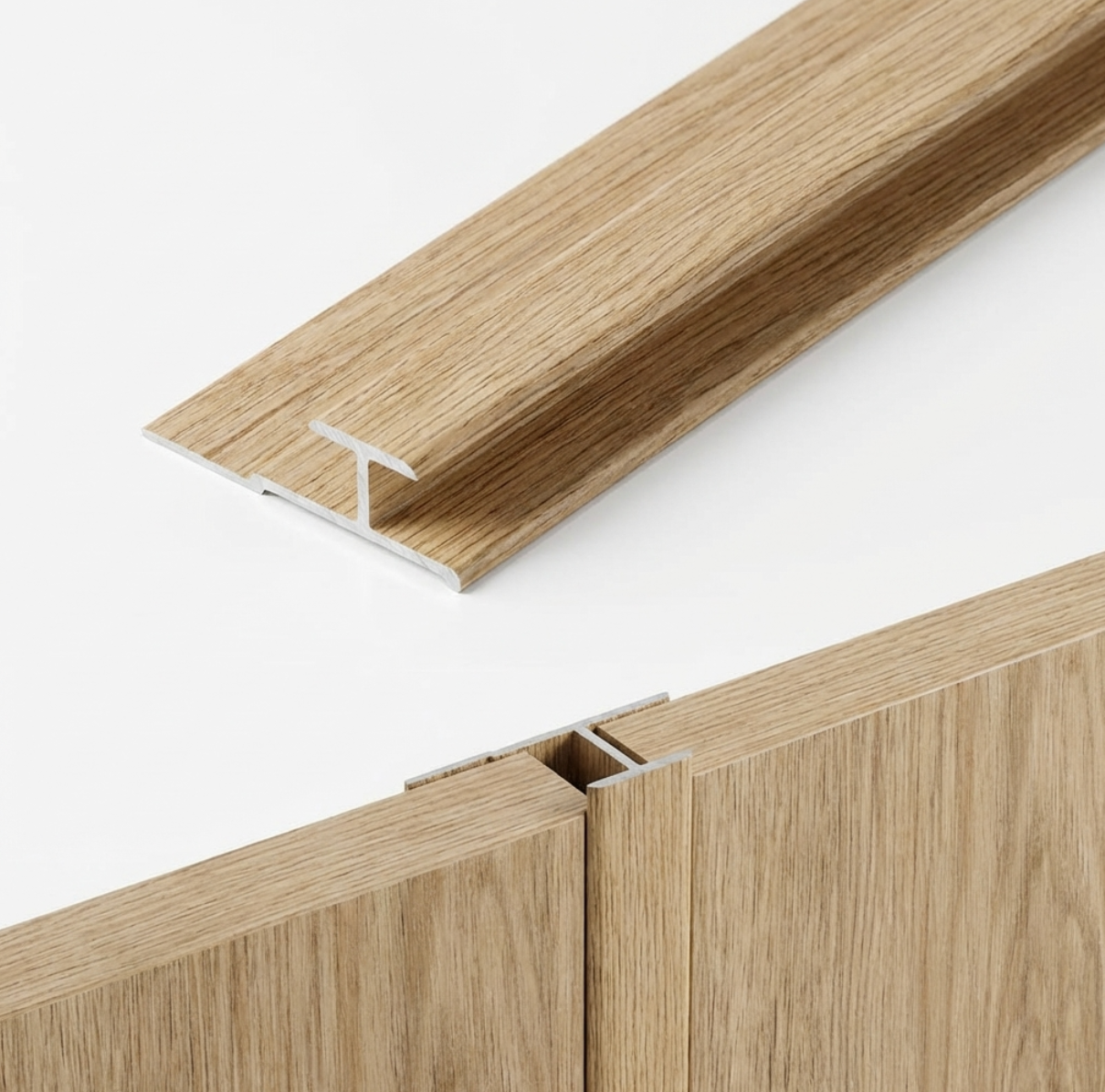 Commercial Grade White Oak Veneer Wall Panels | 108" x 48" | Waterproof & Bendable