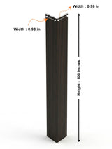 Walnut Ink Metallic Trim 106 Inches