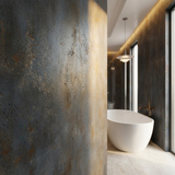 Dark grey stone texture PVC wall panels for wet areas