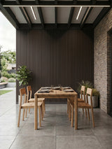 Wood look brown composite siding panels for modern homes