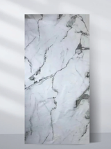 White Gray Pearl Marble UV Protected PVC Wall Panel