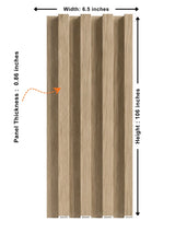 Waterproof White Oak WPC Wall Panels for Indoor Applications