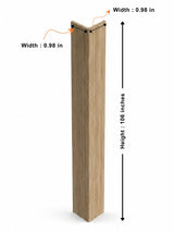 White Oak Trim 106 Inches