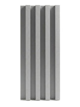 White linen WPC Fluted 3D Wall Panels |  42.9 sq. ft./Box