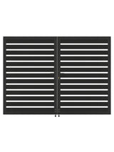 Aluminum Premium Fence Gate 8x6 – Modern, Heavy Duty, Semi Privacy