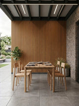 Brown and Black WPC Exterior Wall Cladding 5 PC Box 33 Sq Ft