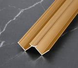 Aluminum Wall Panel Trim Inside Corner - Gold