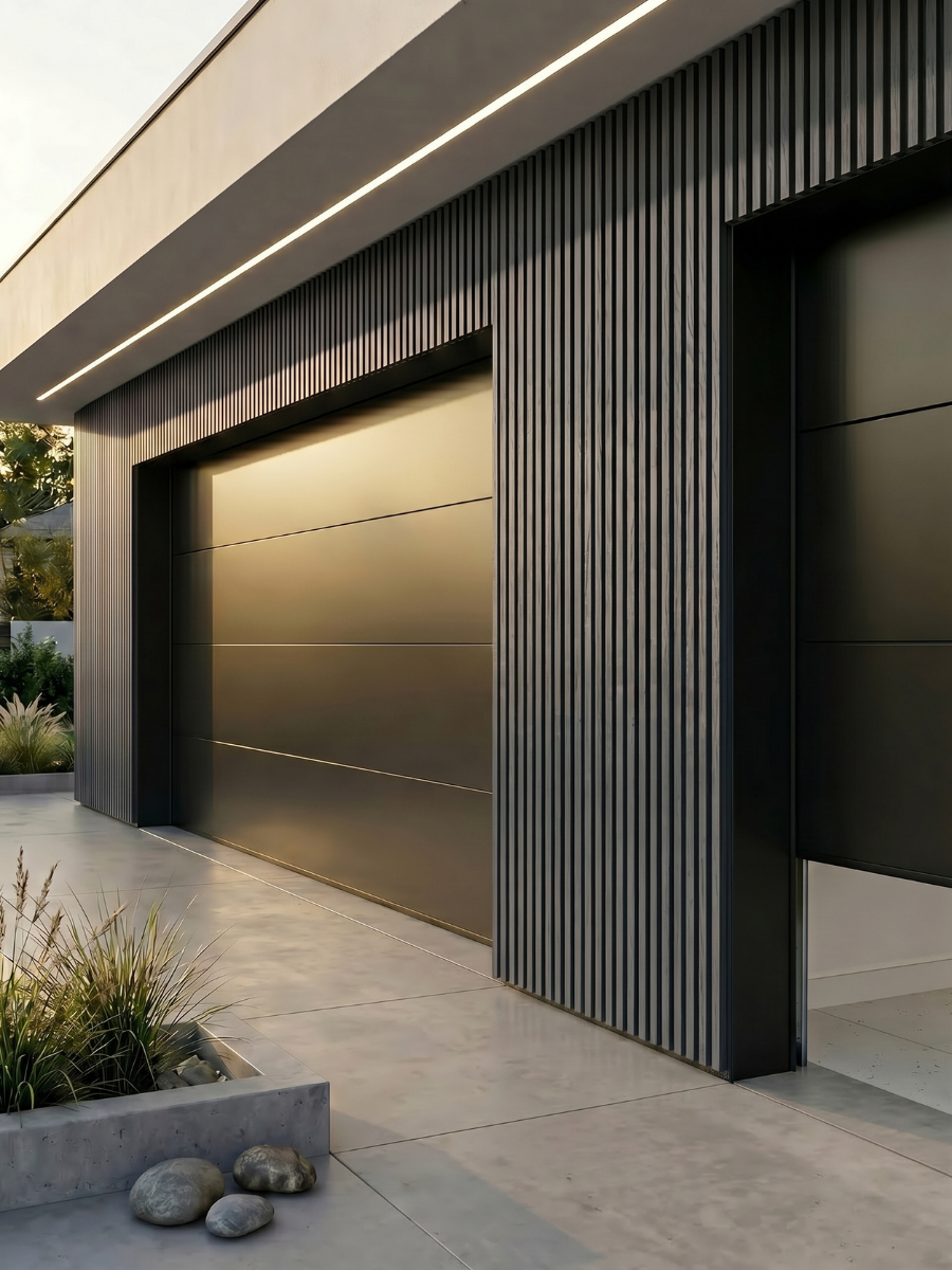 Durable gray composite siding panels for exterior applications