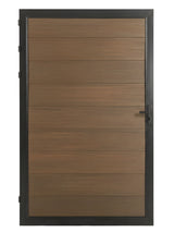 WPC fence single gate 4ft x 6ft modern composite outdoor gate