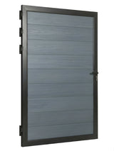 4ft x 6ft light gray WPC composite fence gate durable backyard entry